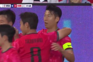 亚洲一哥！孙兴慜单刀小角度打门得手！韩国1-0领先美国！