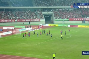 下半场淮安队抢开局扩大比分！赵旭旸头球梅开二度
