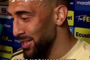 冈萨雷斯赛后调侃：厄瓜多尔小伙看起来很开心，好像赢了世界杯