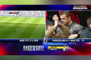 一场奇迹！曼联曼城最后一轮争冠！阿圭罗补时绝杀助曼城夺冠！