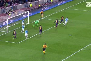 乔哈特：只是运气差！回顾乔哈特封神之战，高接抵挡MSN的射门！