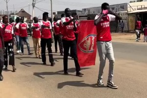 形势一片大好！感受一下此时非洲的阿森纳球迷