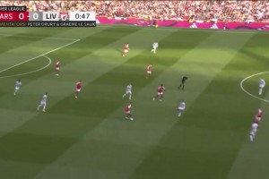 经典进球！阿森纳三传两脚打穿红军防线破门