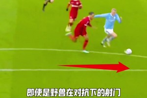 时机很关键！范戴克1对1单防哈兰德这球，真的是教科书级别的！