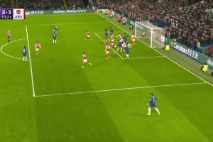 还有悬念！加纳乔凌空抽射破门，切尔西2-3阿森纳！