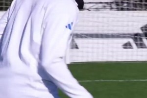 皇马射门训练，备战今晚欧冠