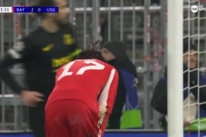 错失必进机会！凯恩送神级直塞，迪亚斯传中奥利塞推射离谱打飞！