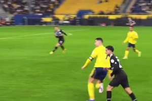 可惜了！近距离直拍C罗和队友的默契配合！