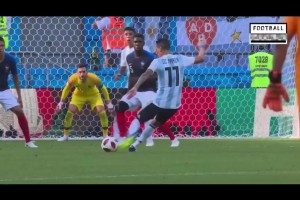 生来就是大场面先生！名场面：迪玛利亚18年对阵法国的圆月弯刀！