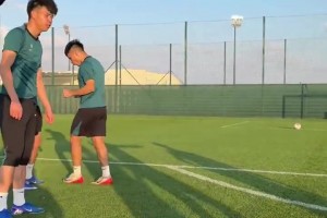 天气真好啊！浙江队的射门训练！