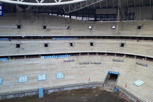 6万座专业足球场，无跑道，超级大，有环屏，看台不割裂！