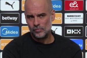 瓜迪奥拉赛前被问及全球人道主义危机：十年来第一次有记者问我