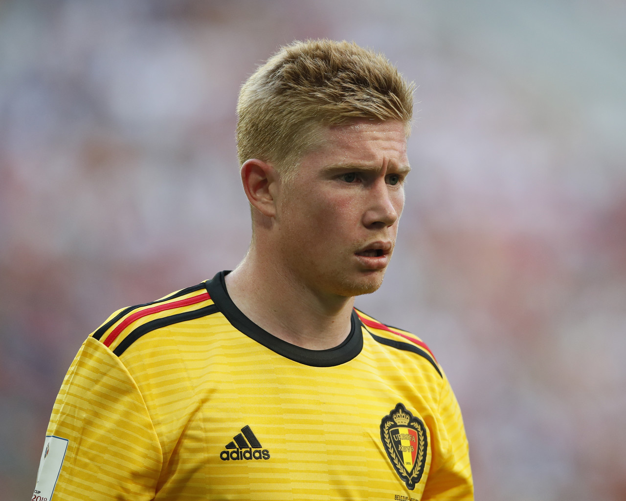 记者：德布劳内仍未参加比利时合练，出战欧洲杯首战机会很小