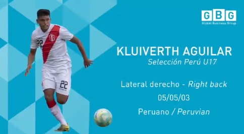 秘鲁媒体：曼城签下秘鲁17岁边卫阿吉拉尔，球员明年正式加盟