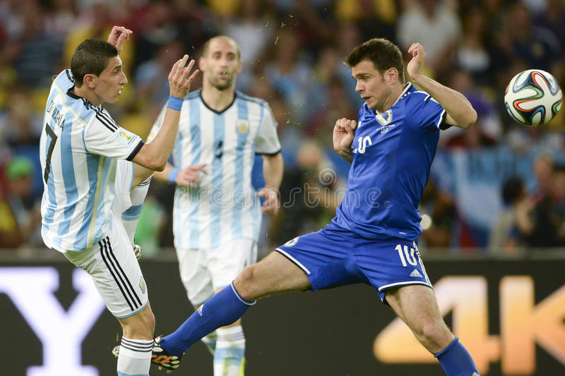 2014年巴西世界杯，波黑vs阿根廷，米西莫维奇对抗迪马利亚