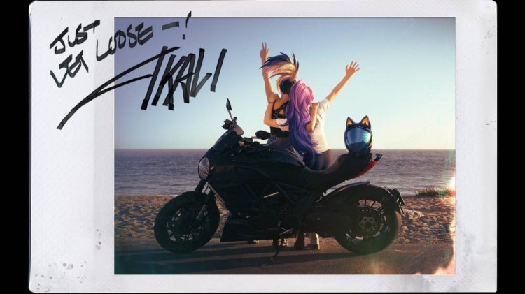 seraphine更新与阿卡丽合照这一刻无所畏惧