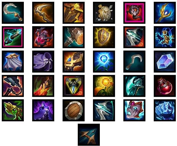 英雄联盟测试服更新季前赛版本装备图标