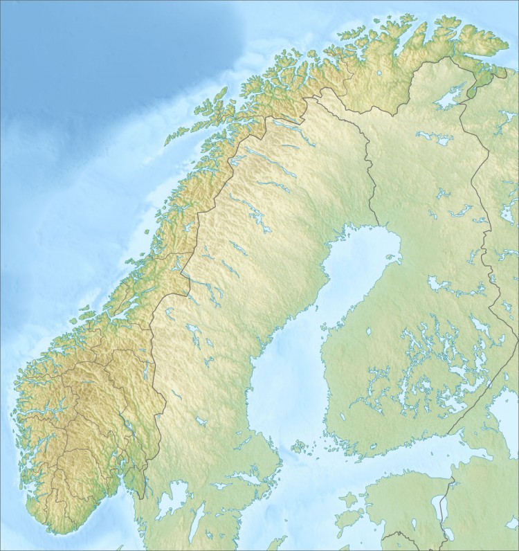 挪威西海岸地理位置图片