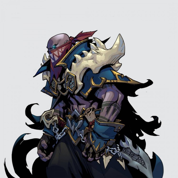 破败王者英雄联盟传奇人物形象设定图