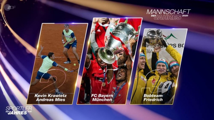 再次得奖，拜仁获评德国电视台年度最佳体育团队