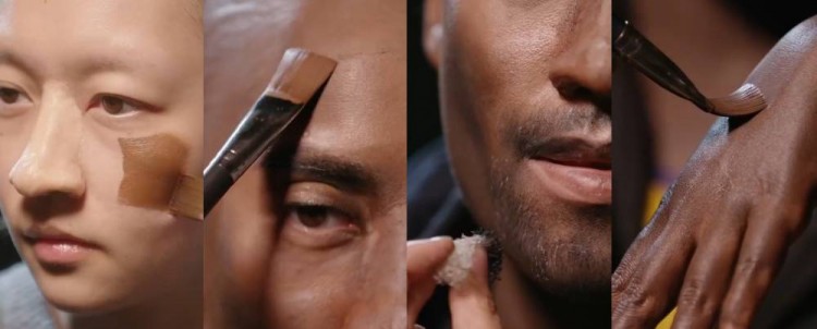 卸妆都得1小时女美妆博主仿妆科比肤色胡茬全方位细致还原