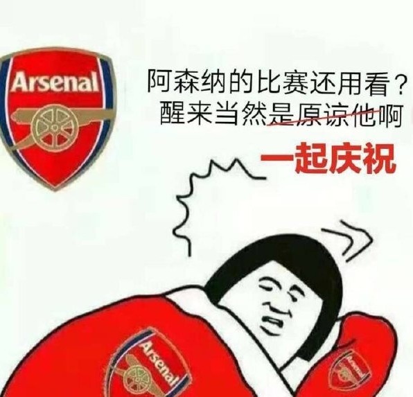 今日趣图我们阿森纳是不可