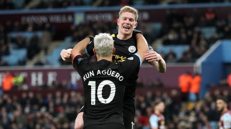 德布劳内告别阿圭罗永远的曼城传奇