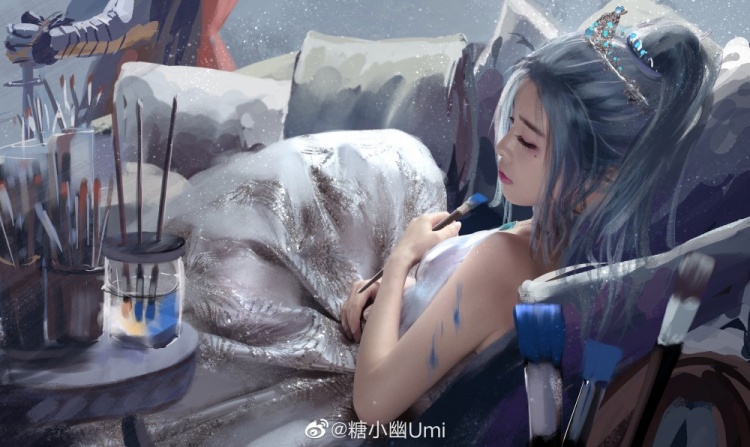 doinb妻子糖小幽晒鬼刀cos照还原度惊人