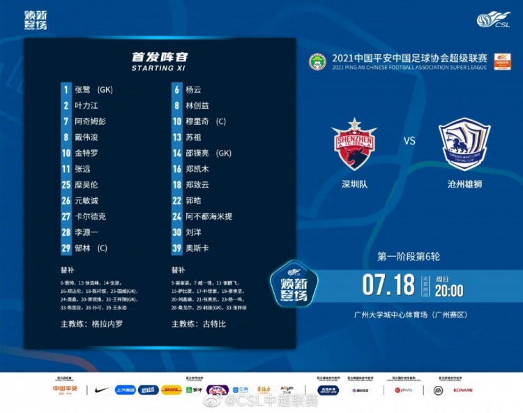 深圳 vs 吉林