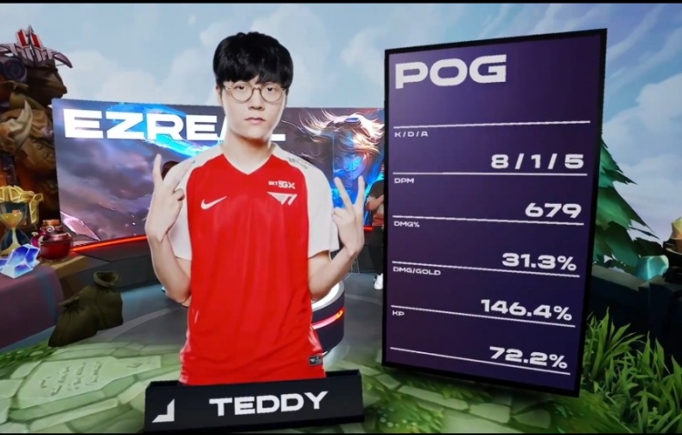 lck四强teddy奥术射击收割残局t1拿下gen晋级决赛