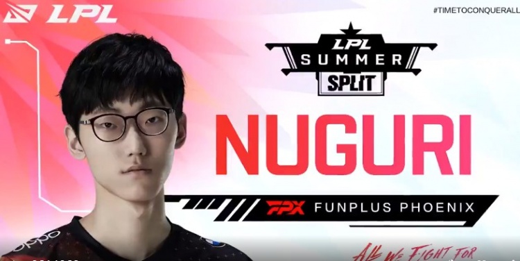 lpl官推:nuguri选用凯南作为他的冠军皮肤是有原因