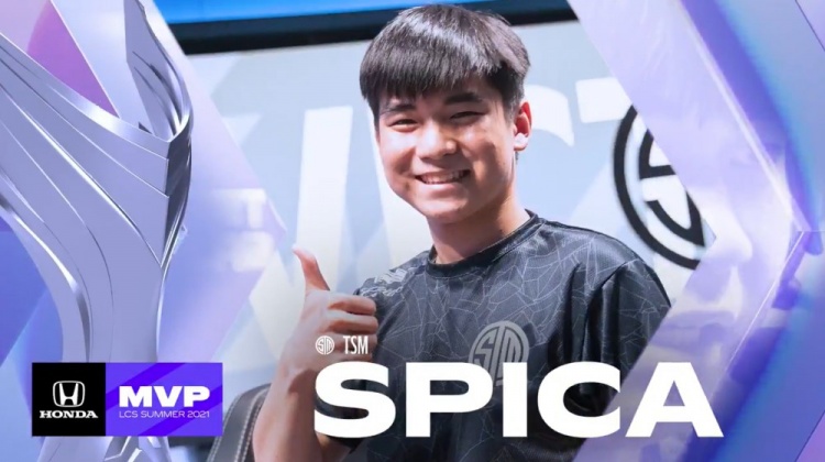 lcs官方夏季赛mvp得主tsm打野选手spica