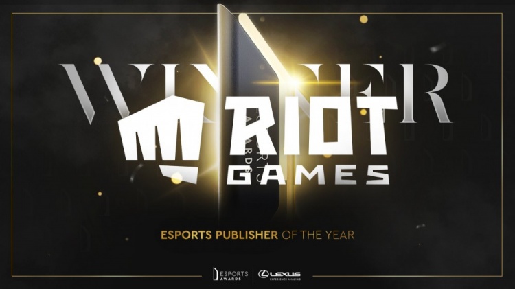年度最佳电竞游戏发行商奖得主拳头游戏riotgames