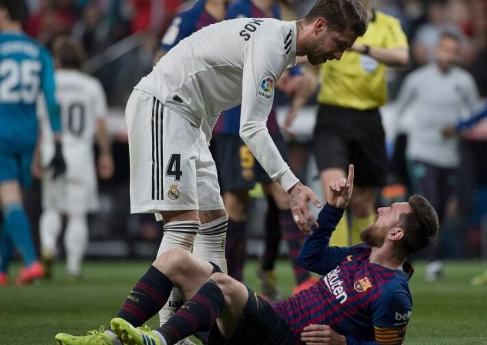 见证历史拉莫斯梅西同时首发前皇萨队长终联袂