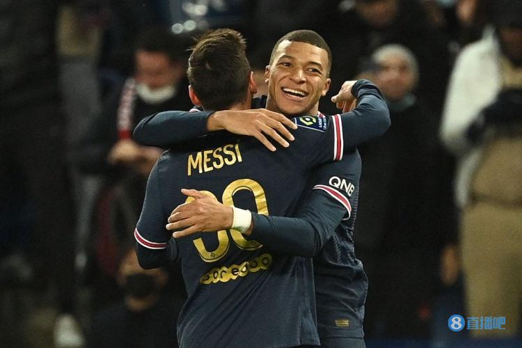 姆巴佩本赛季法国足球甲级联赛助攻4次，其中3次给梅西1次给内马尔