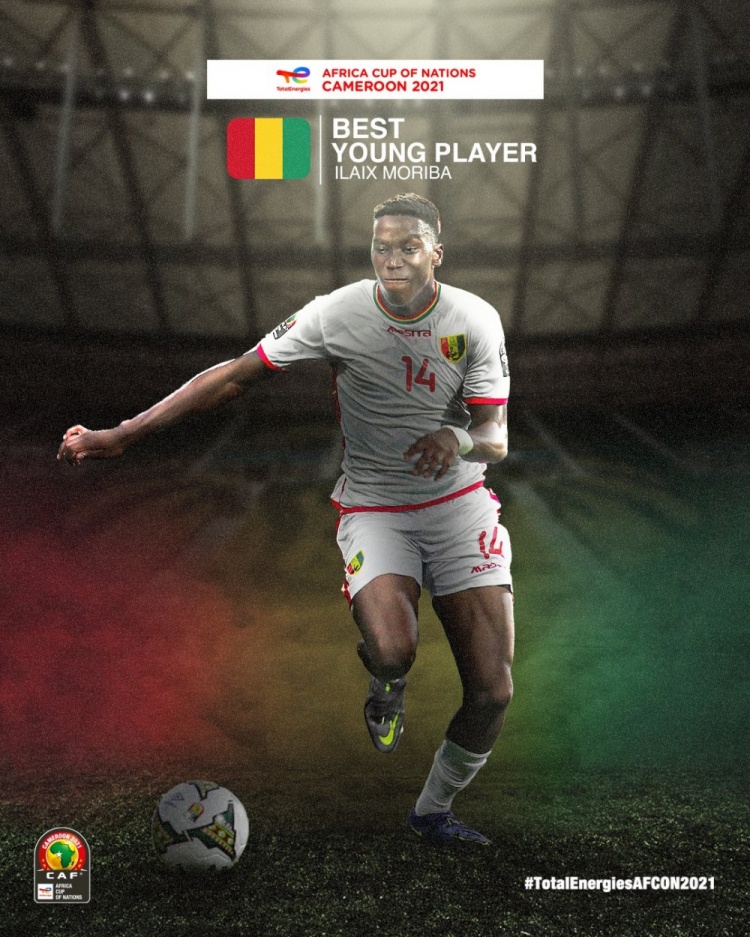 官方：几内亚球员必威Betway巴当选非洲杯小组赛阶段最佳年轻球员
