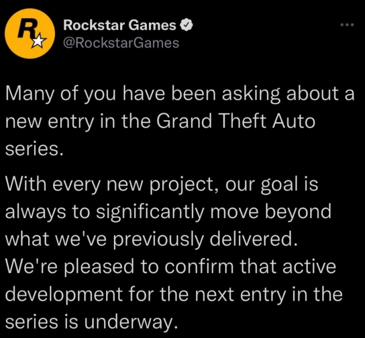文件夹建好了r星首次确认gta6开发中目标就是超越前作