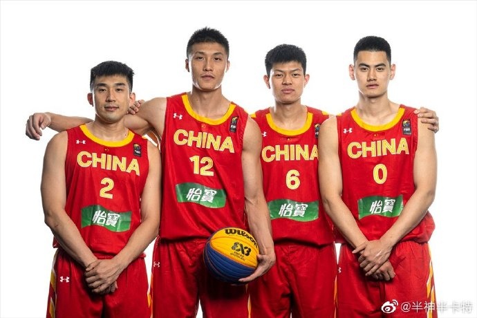三人篮球世界杯中国男篮阵容：郭瀚宇、朱渊博、李浩楠、颜鹏