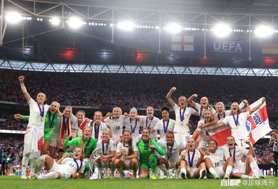 英格兰首捧欧洲杯，女足运动赢了！