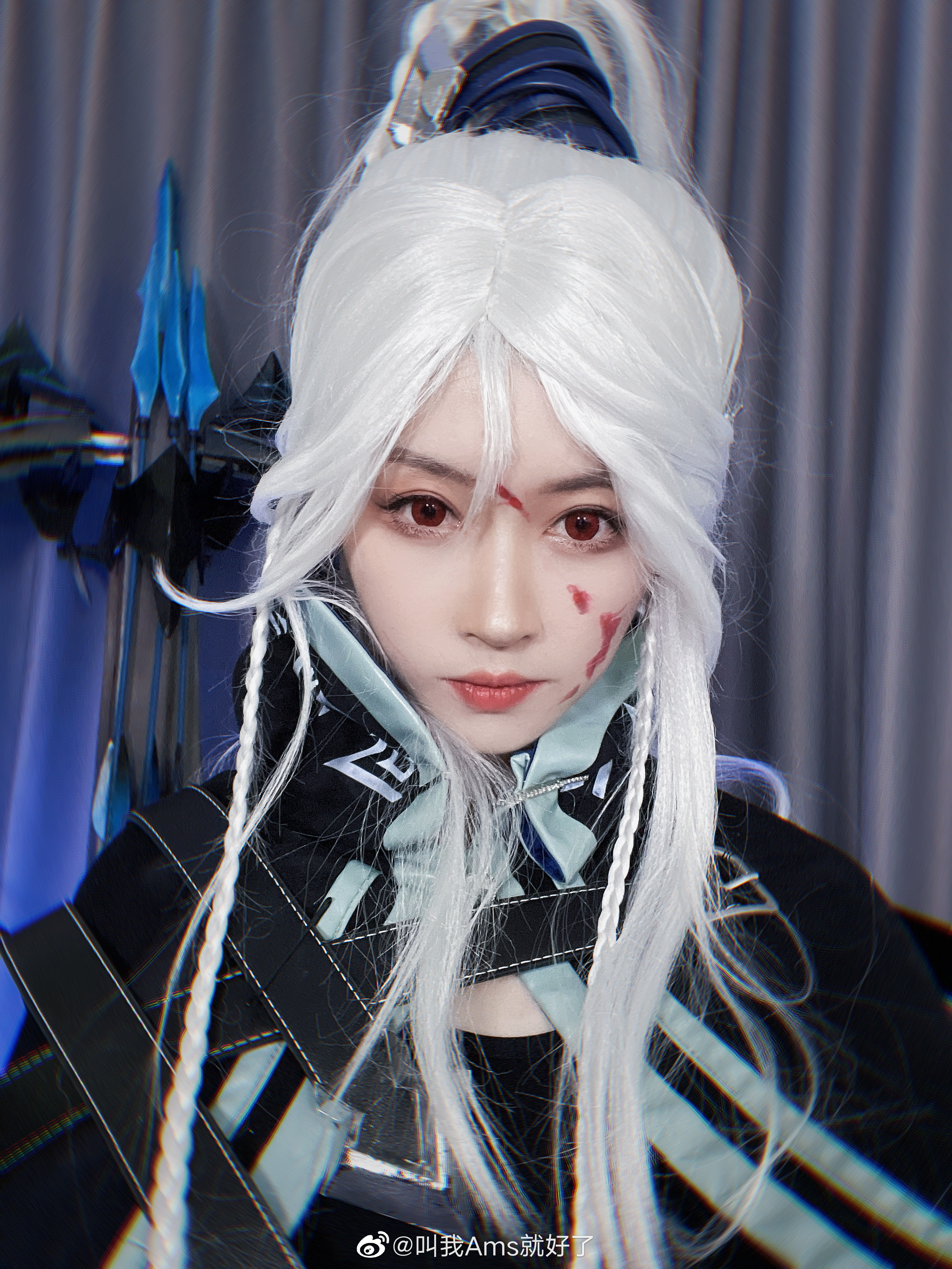 dota2解说ams晒照这个小黑cos的还行吗