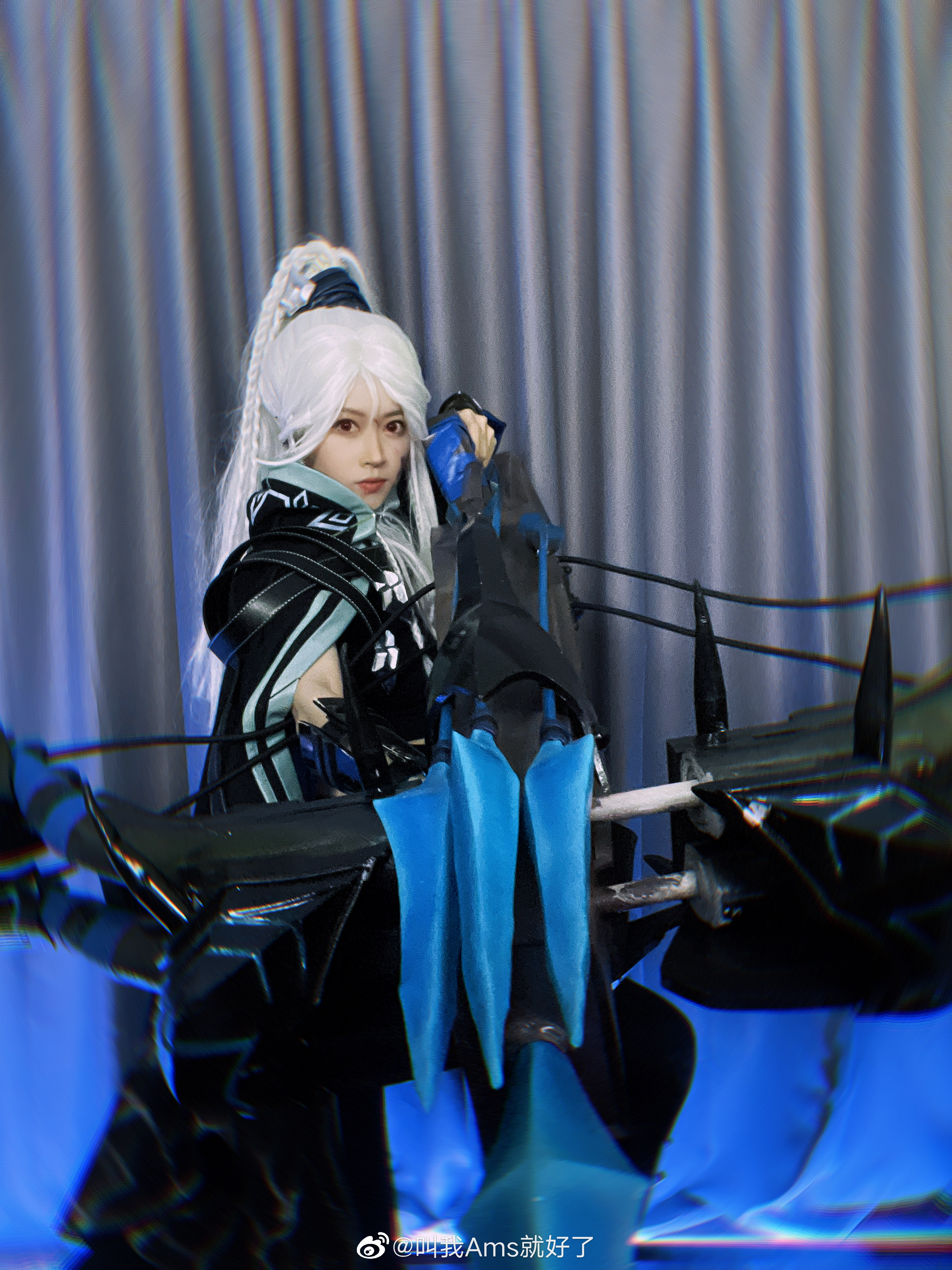 dota2解说ams晒照这个小黑cos的还行吗