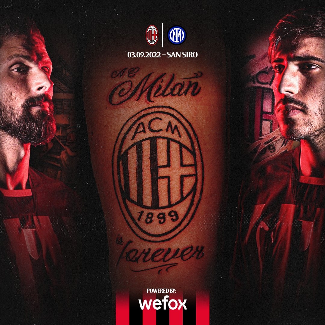 意甲官推晒米兰德比海报莱奥vs劳塔罗德凯特拉雷vs巴雷拉