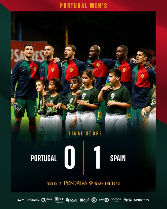 早报：葡萄牙0-1遭西班牙绝杀，无缘欧国联决赛圈