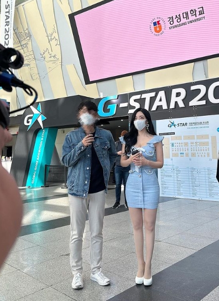 PUBG美女主持郭敏善晒照：下次比赛再见啦