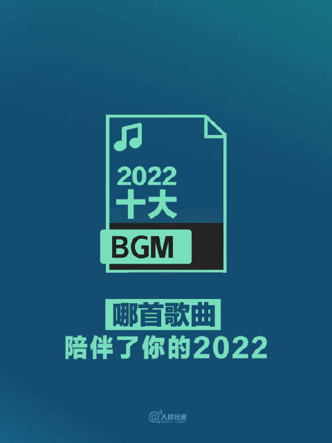 人民日报发布2022十大BGM全民“儿歌”孤勇者、世界杯主题曲入选
