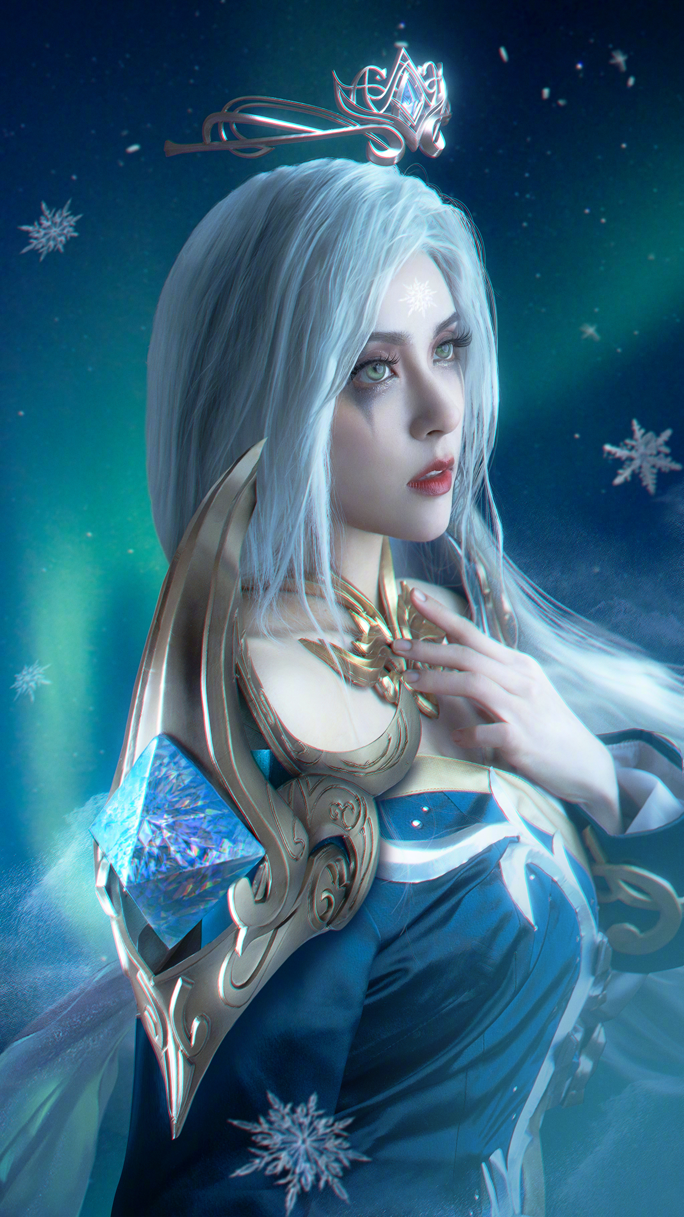 解说rita北极星女神黛安娜cosplay快来许愿