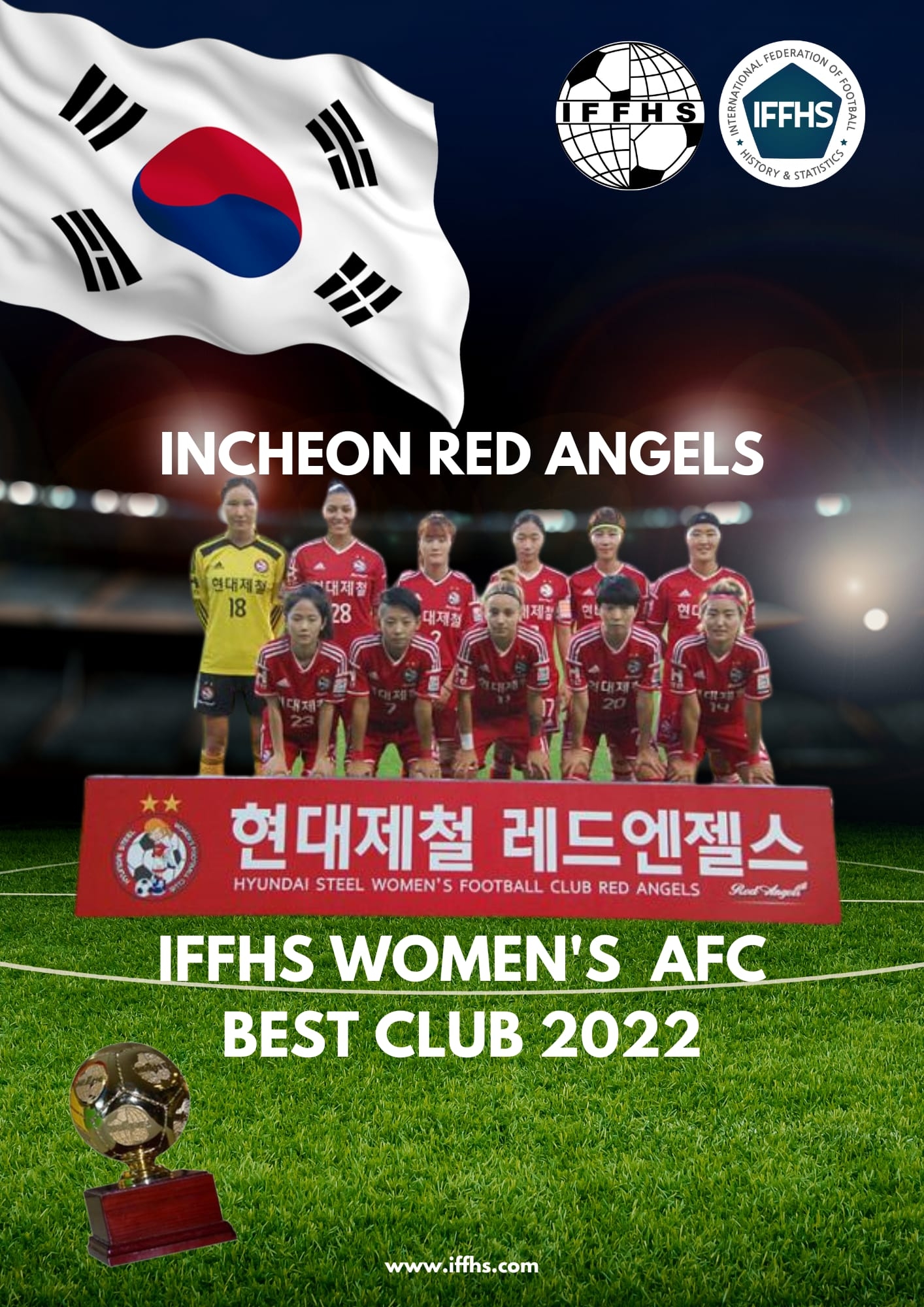 IFFHS亚洲女足俱乐部年度排名Top10：武汉女足第五 江苏女足第八