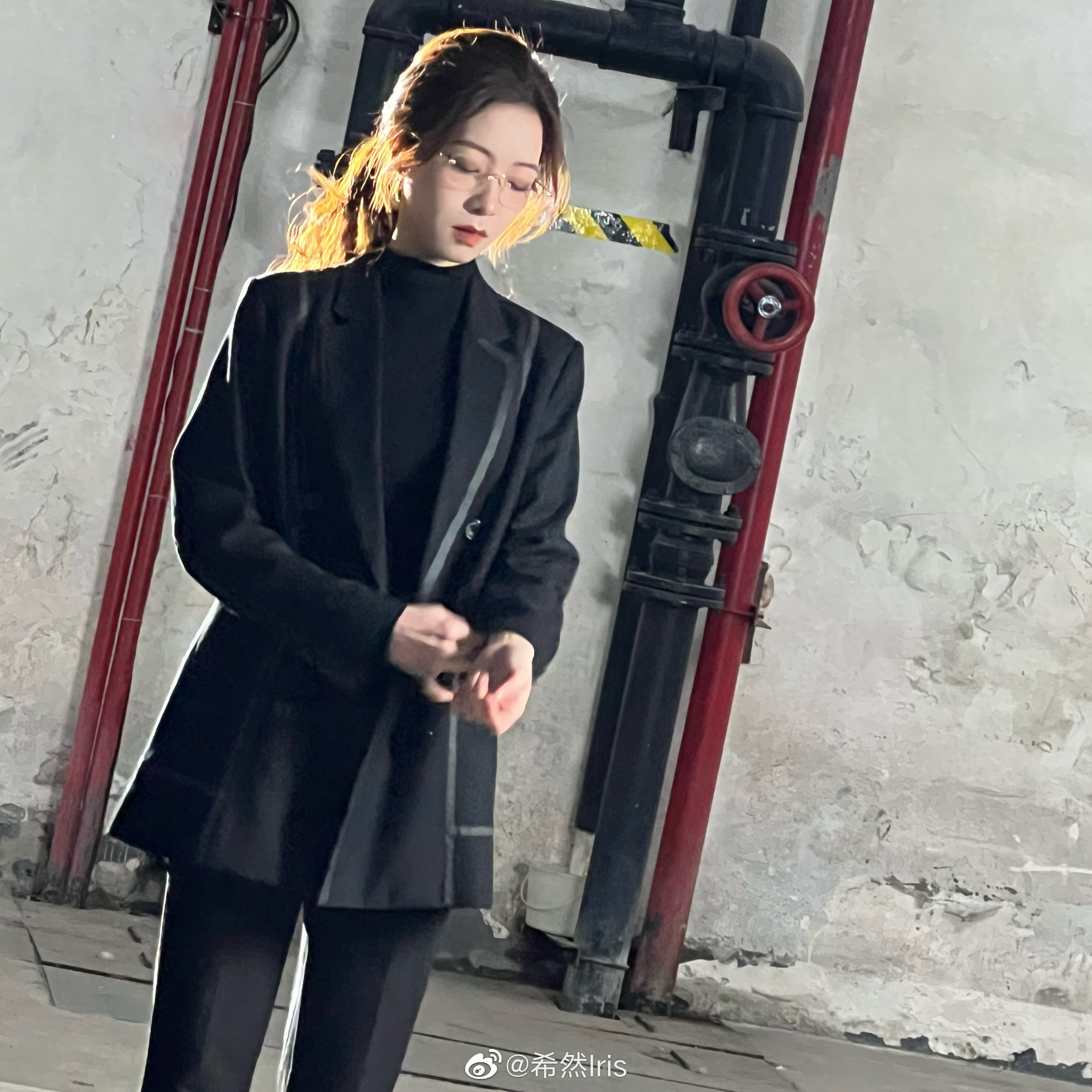 主持希然晒照：halo情人节快乐有空吗