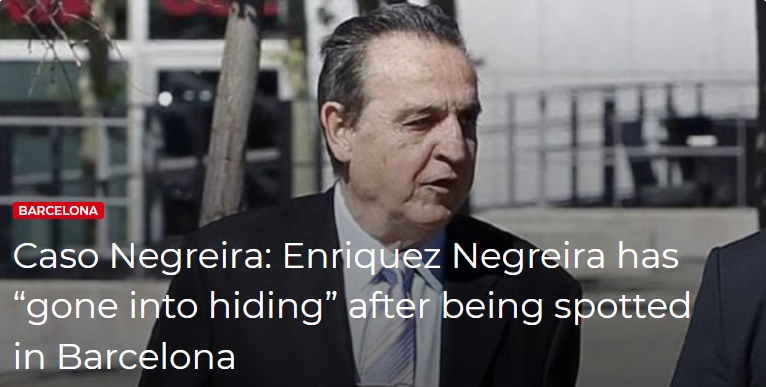 西媒：私家侦探称内格雷拉已脱离巴塞罗那，仍在西班牙东躲西藏(内格拉转会)