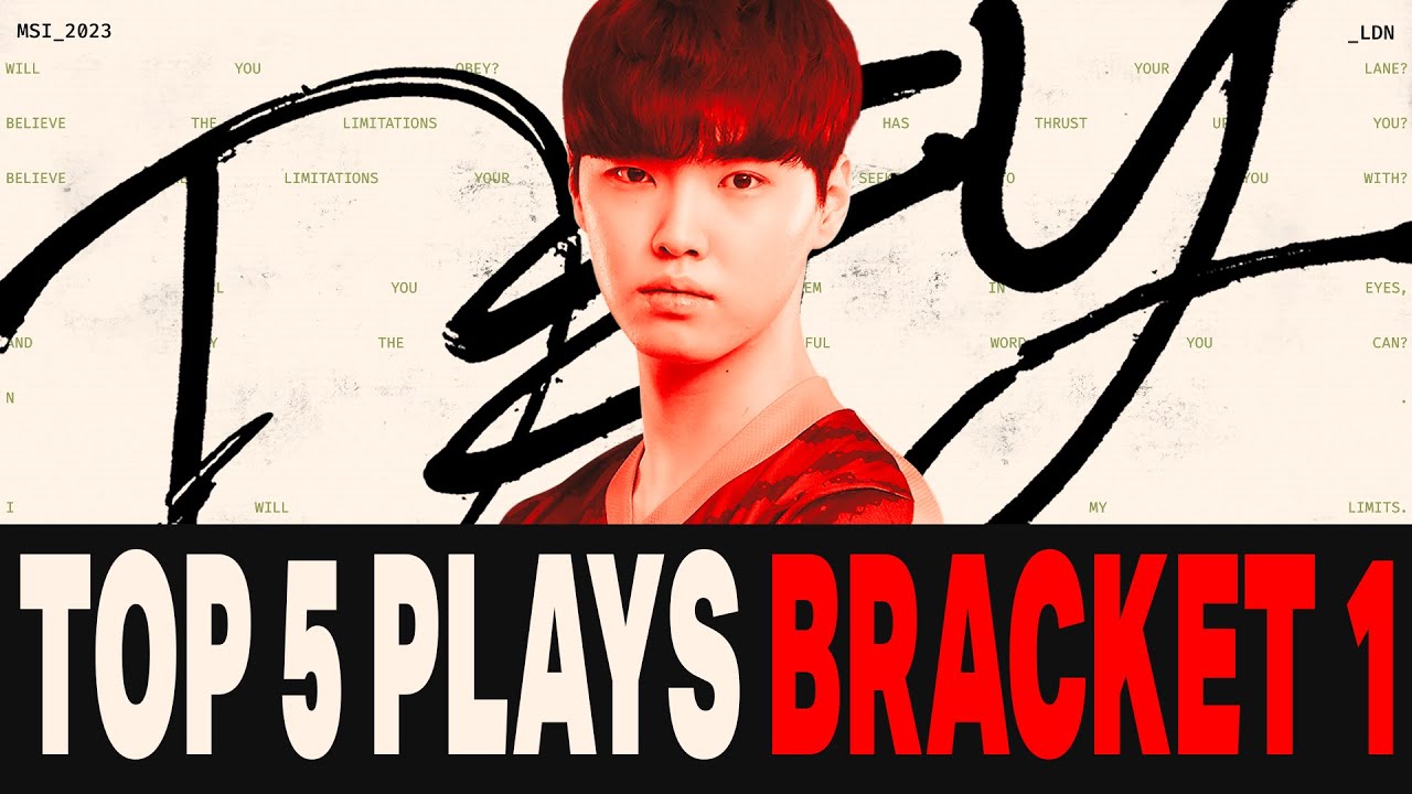 LoLEsports官方发布淘汰赛首周Top5操作：Chovy泉水秒换装备第一